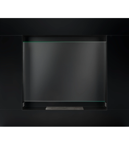 Bio-cheminée portail Asne noir mat 105 x 90cm